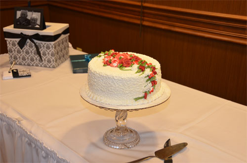 Photo of wedding cake